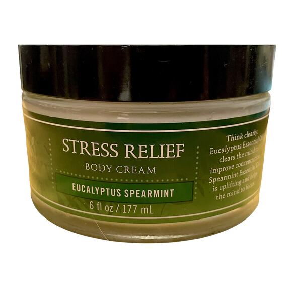 Bath & Body Works Eucalyptus Spearmint Body Cream NEW Original Formula Glass Jar - Picture 1 of 6